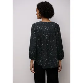 STREET ONE Langarmbluse mit Folienprint Schwarz 34