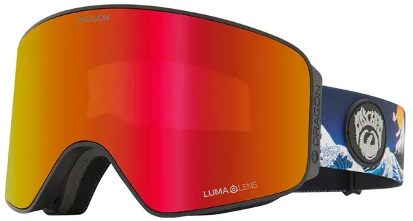 DRAGON NFX MAG Schneebrille 2025 mayhem collab/lumalens red ion + lumalens yellow