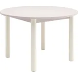 Tom Tailor Esstisch TOM TAILOR HOME "COLOR TABLE", weiß (light taupe 07, off, weiß 02, light taupe 07), B:120cm H:76cm T:120cm, Tische, Esstisch, Esstisch, 4-Fuß, 3 Größen, 3 Dekorfarben, 4 Fußfarben, ABS-Kante