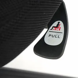 MCW Profi-Bürostuhl Chicago Stoff Schwarz