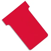 NOBO T-Karten, Gr”áe 1,5 / 45 mm, 170 g/qm, rot