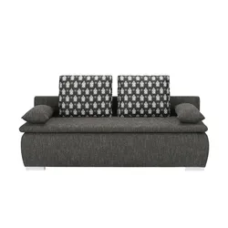 smart Schlafsofa  Leonie ¦ schwarz ¦ Maße (cm): B: 198 H: 92 T: 90