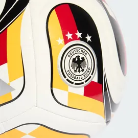 adidas PERFORMANCE Dfb CLB Home Club Ball - White / Team Power Red 2 / Collegiate Gold / Black - 5