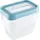 KEEEPER Vorratsdose eckig blau 15,5 x 10,5 x 0,75 l 4-teiliges Set