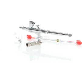 Wiltec Airbrush Pistole Typ 136T Silber 11,00mm x 55,00mm x 146,00mm