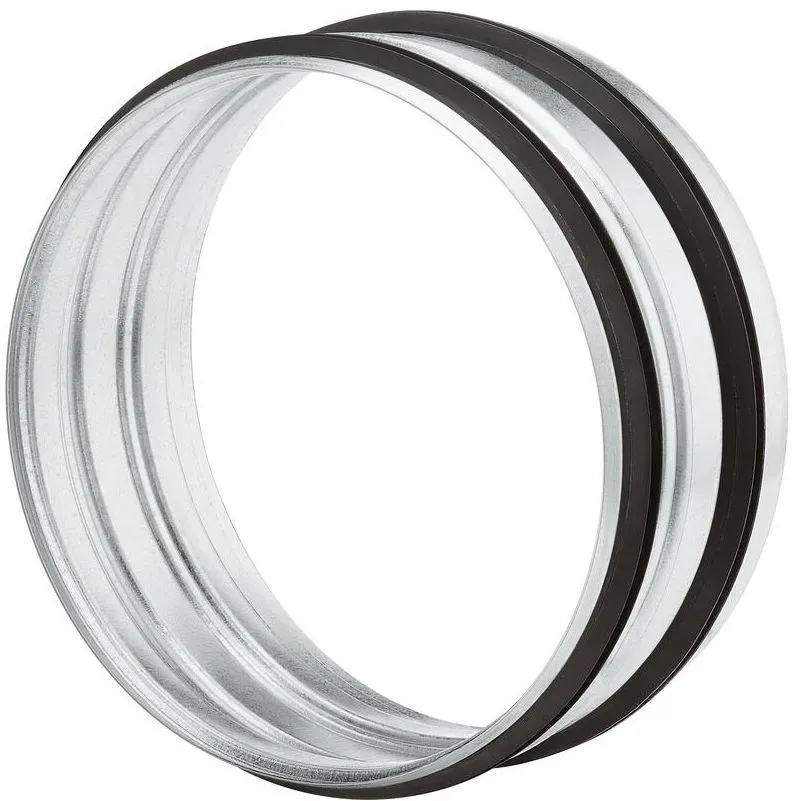 Helios RVBD 125 K Geräteanschluss-Stutzen für KWL-Geräte mit 1x kurzer/1x langer Anschlussseite DN 125, mit Dichtungen 03414