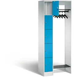 C+P Offene Garderobe Serie 8070, H1950xB740xT480mm