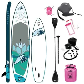 F2 SUP Board Set Lotus Multiset 329 x 81 x 15 cm blau