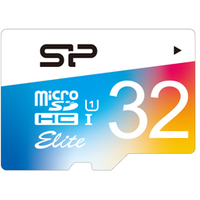Silicon Power microSDHC Elite Colorful 32GB Class 10 UHS-I + SD-Adapter