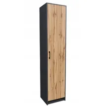 matkam Bücherregal Holzwerkstoff 39x180x35 cm Anthrazit