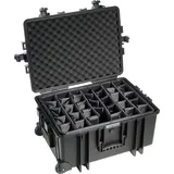 B&W International Outdoor Case Type 6800 schwarz + Facheinteilung