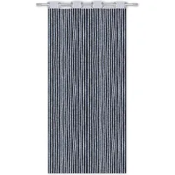 Arsvita Fadenvorhang Metall-Optik Ösen, 140x250cm silber - silber metallic