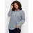 Sieh an! Klassische Bluse Langarm Blau 46