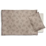 Fleuresse Bettwäsche Lech, Sand, Textil, Blume, 240x220 cm, Oeko-Tex® Standard 100, pflegeleicht, atmungsaktiv, hautfreundlich, bügelleicht, schadstoffgeprüft, Schlaftextilien, Bettwäsche, Bettwäsche