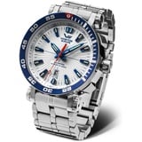 Vostok Europe Herren-Taucheruhr Automatik Energia Rocket Stahl/Blau NH35A-575A650-B