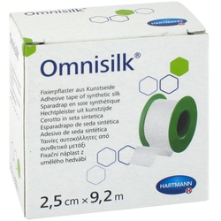 Omnisilk Fixierpflaster Kunstseide 2,5 cmx9,2 m