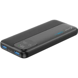 Xlayer 220547 Powerbank LiPo, 10000 mAh 2x USB-A, 2x USB-C schwarz