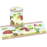 Laternenzuschnitte Glückspilze Transparentpapier 115g/qm 20x50cm VE=25 Blatt