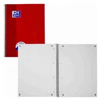 Oxford Collegeblock A4+ 80 Blatt, kariert mit Rand links und rechts, 90 g/m2, 4fach gelocht
