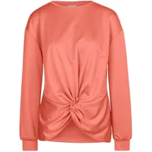 Madeleine Sweatshirt Knoten-Drapierung Orange 42