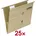 Hängetaschen naturbraun 25 St
