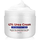 ACWOO Urea Creme 42% für Fuß und Hände, 150g Urea Cream plus 2% Salicylsäure, Hornhautentferner Fußcreme, Urea-Fuß Sehr Trockene Füsse, Heel Balm lindert Juckreiz für Trockene, Rissige Füße, Fersen