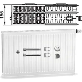 Kermi Ventilheizkörper 600 x 900 mm 33 weiß links