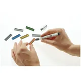 Magnetoplan ferrocard-Etiketten, sortiert, 40 x 10 mm