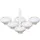 Villeroy & Boch Kerzenständer-Set Donut Winter Glow Keramik Beige