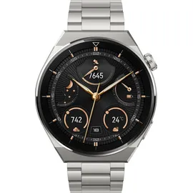 Huawei Watch GT 3 Pro 46 mm titangrau Edelstahlarmband grau