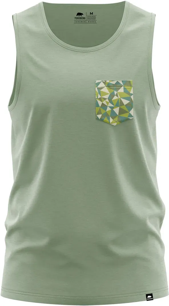 FORSBERG pastellgrünes Tanktop Shirt