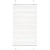 vidaXL Plissee Weiß 70x150 cm Stoffbreite 69,4 cm Polyester