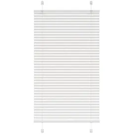 vidaXL Plissee Weiß 70x150 cm Stoffbreite 69,4 cm Polyester