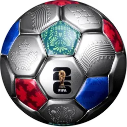 360°-Silbermünze in Fußball-Form zur WM 2026