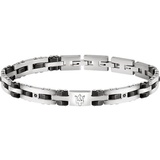 Maserati Herren-Armband Edelstahl, Keramik