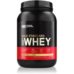 Optimum Nutrition Gold Standard Whey Protein Molkenprotein Geschmack French Vanilla Creme 900 g