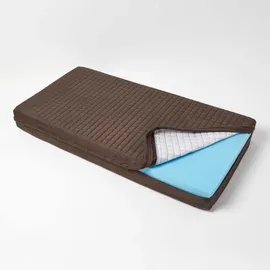 Homescapes Sitzkissen 100 x 50 x 10 cm braun 1 St.
