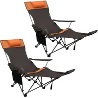 Coemo Campingliege 2er Set Braun