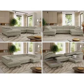 MKS Meble Ecksofa PABLO U 3-Sitzer Beige