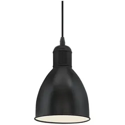 Eglo Pendelleuchte Priddy Retro Vintage Metall schwarz E27