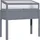 Outsunny Hochbeet Holz 120 x 54 x 122 cm Grau