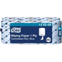 TORK Putztuchrollen Advanced M2 1-lagig blau, 6 Rollen