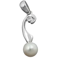 GALLAY Perlenanhänger Silber 21x6mm