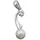 GALLAY Perlenanhänger Silber 21x6mm