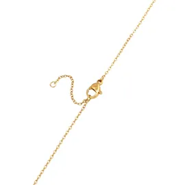Elli Halskette Glasperle Anhänger Goldfarben/Messing