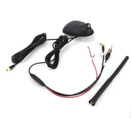ej.life Dab-aktivantenne, Auto-dab-gps-fm-antenne, Aktiv Verstärkt, Dachmontage, Wasserdicht, Staubdicht, Universelle Auto-signalantenne