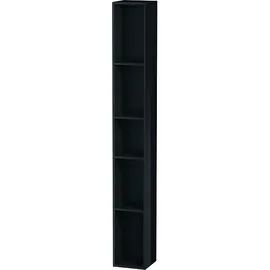 Duravit L-Cube Regalelement vertikal, Schwarz Hochglanz