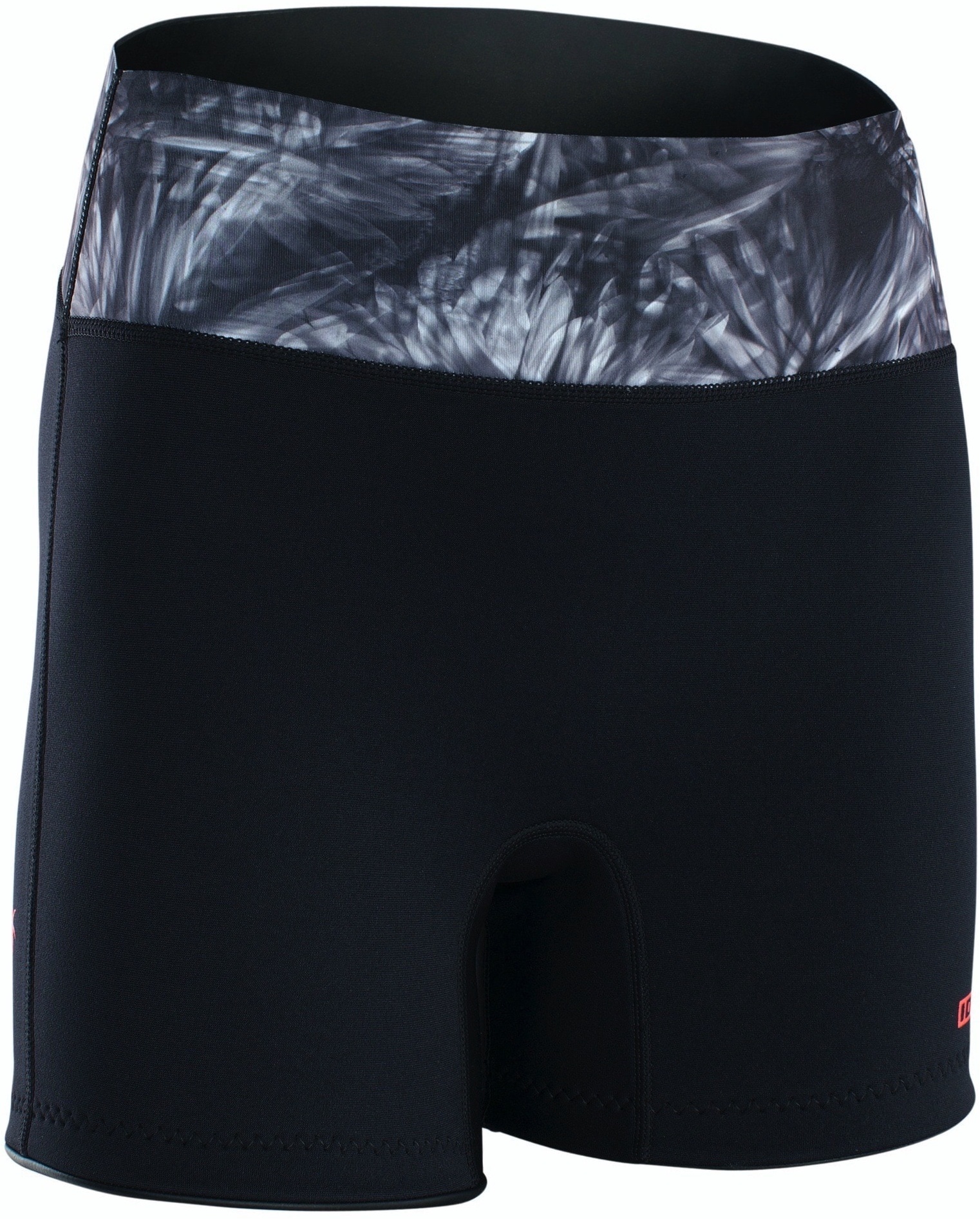 ION Neo Shorts Damen 23 Hose Warm Unterteil Rushguard Leicht, Größe: XS, Farbe: 013 black-flowers