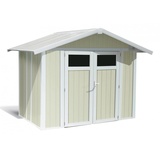 Ondis24 Grosfillex UTILITY Gartenhaus V4 2-türig grau/grün