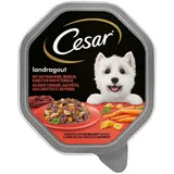 Cesar Schale 14 x 150 g - Landragout mit Rind, Nudeln und Karotten